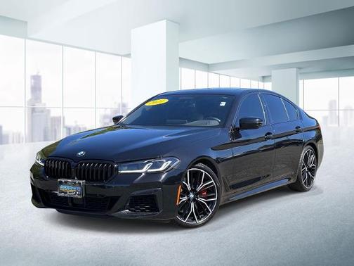 Black Sapphire Metallic 2021 BMW M550 i xDrive