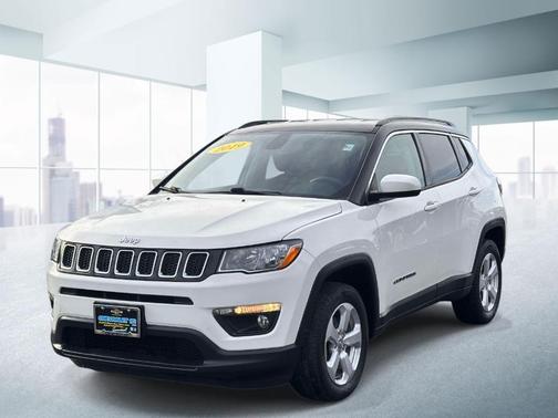 White Clearcoat 2019 Jeep Compass Latitude
