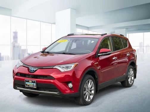Ruby Flare Pearl 2018 Toyota RAV4 Hybrid Limited