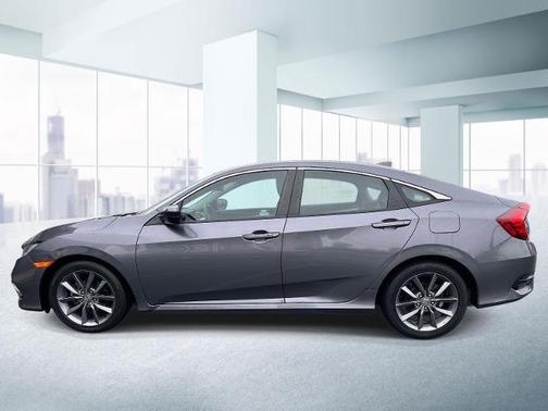 Gray 2019 Honda Civic EX-L