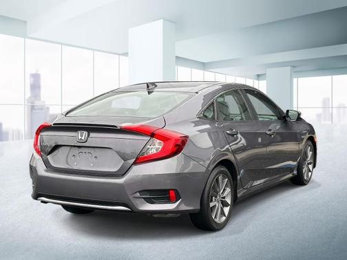 Gray 2019 Honda Civic EX-L