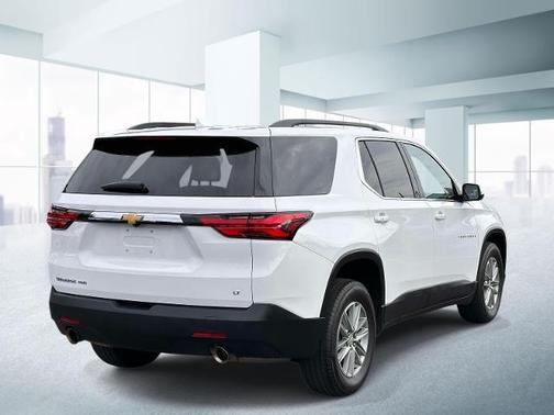 Summit White 2023 Chevrolet Traverse LT Leather