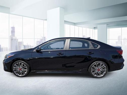 Aurora Black 2023 Kia Forte GT