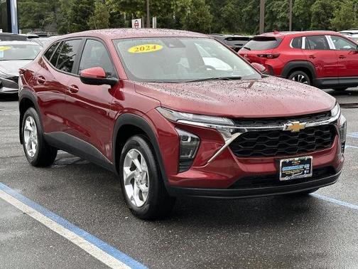Crimson Metallic 2024 Chevrolet Trax LS
