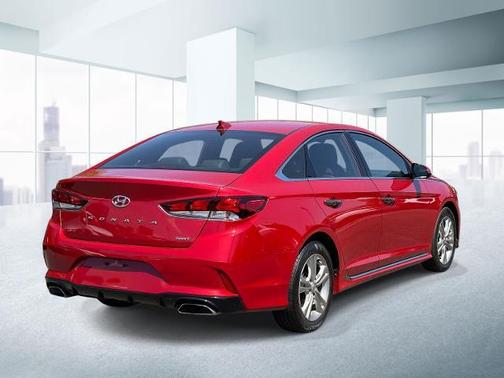 Scarlet Red 2018 Hyundai SONATA Sport