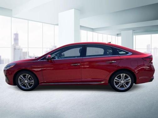 Scarlet Red 2018 Hyundai SONATA Sport