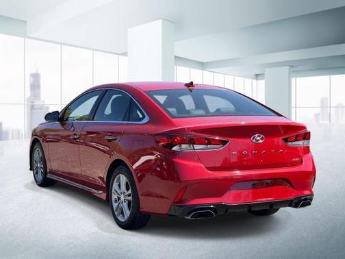 Scarlet Red 2018 Hyundai SONATA Sport