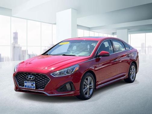 Scarlet Red 2018 Hyundai SONATA Sport
