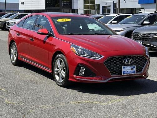 Scarlet Red 2018 Hyundai SONATA Sport