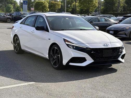 Lunar White 2023 Hyundai ELANTRA N Line