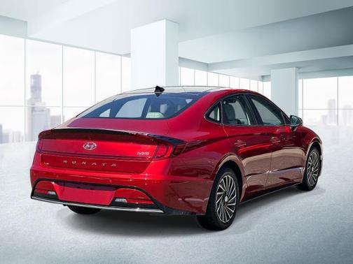 Red 2023 Hyundai SONATA Hybrid Limited