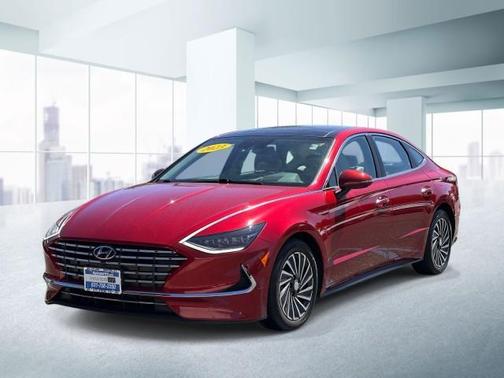 Red 2023 Hyundai SONATA Hybrid Limited