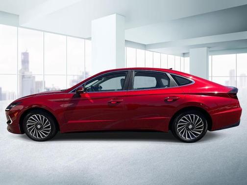 Red 2023 Hyundai SONATA Hybrid Limited
