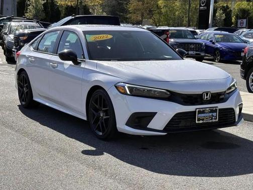 Platinum White Pearl 2022 Honda Civic Si Base