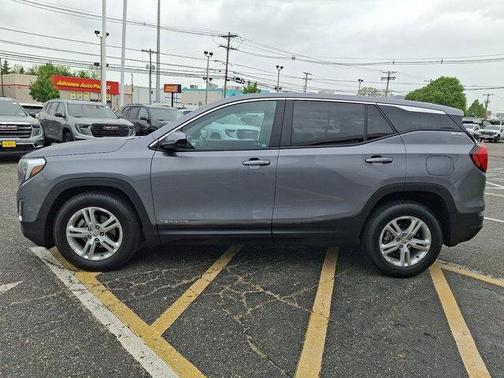 Satin Steel Metallic 2021 GMC Terrain SLE