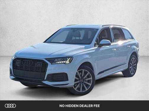 Glacier White Metallic 2023 Audi Q7 45 Premium Plus