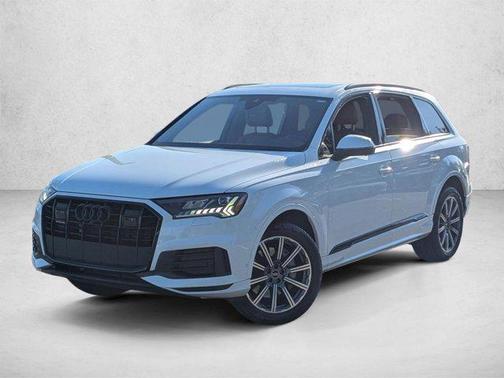 Glacier White Metallic 2023 Audi Q7 45 Premium Plus