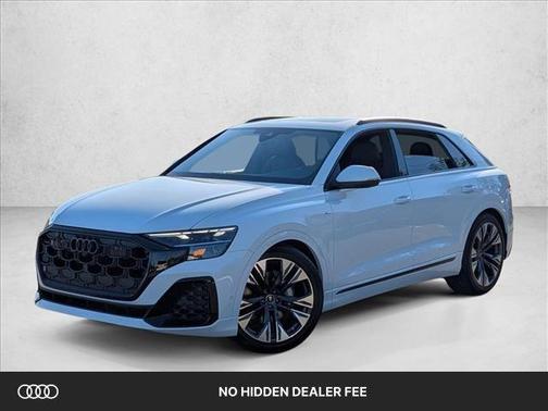 Glacier White Metallic 2026 Audi Q8 55 Premium Plus