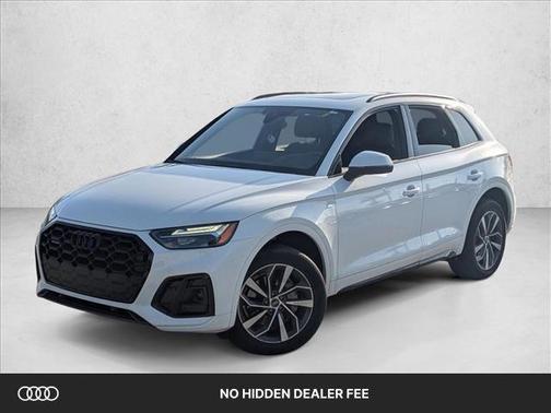 Glacier White Metallic 2024 Audi Q5 45 S line Premium