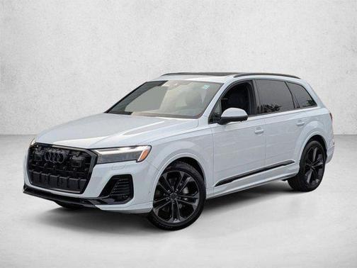 Glacier White Metallic 2026 Audi Q7 55 Premium Plus