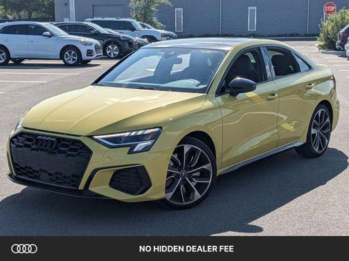 Python Yellow Metallic 2024 Audi S3 Premium Plus TFSI quattro S tronic
