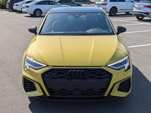 Python Yellow Metallic 2024 Audi S3 Premium Plus TFSI quattro S tronic