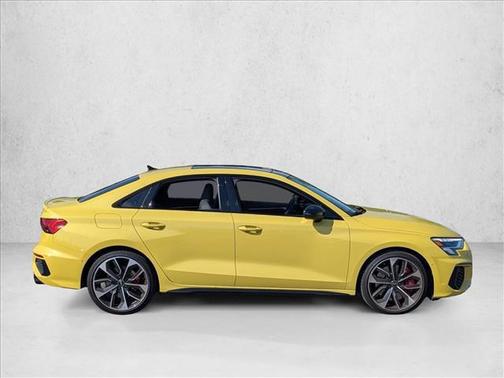 Python Yellow Metallic 2024 Audi S3 Premium Plus TFSI quattro S tronic