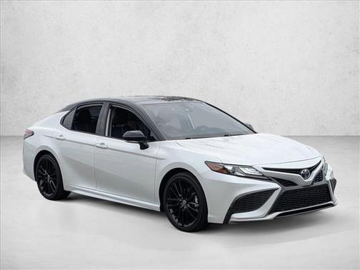 White 2022 Toyota Camry XSE