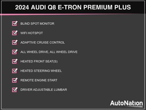 Plasma Blue Metallic 2024 Audi Q8 e-tron Premium Plus