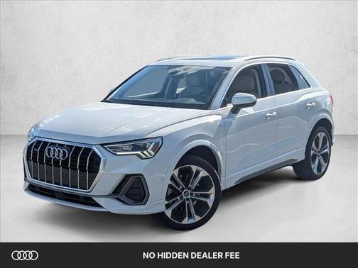 Glacier White Metallic 2021 Audi Q3 45 S line Premium Plus