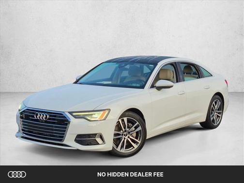 Glacier White Metallic 2023 Audi A6 45 Premium Plus