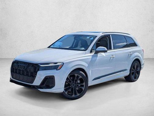 Glacier White Metallic 2026 Audi Q7 55 Premium Plus