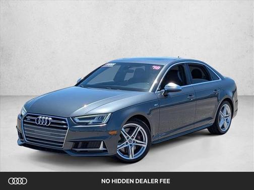 Maroon 2018 Audi S4 3.0T Premium Plus