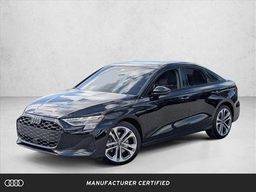 Mythos Black Metallic 2025 Audi A3 Premium