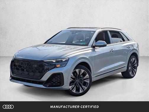 Satellite Silver Metallic 2025 Audi Q8 55 Premium Plus