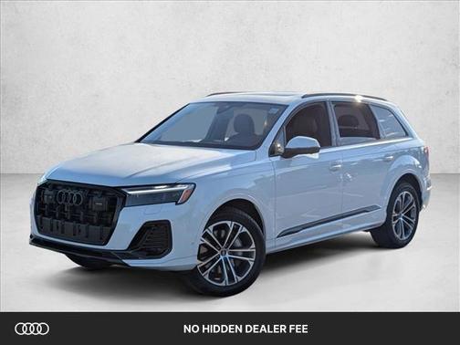Glacier White Metallic 2026 Audi Q7 45 Premium