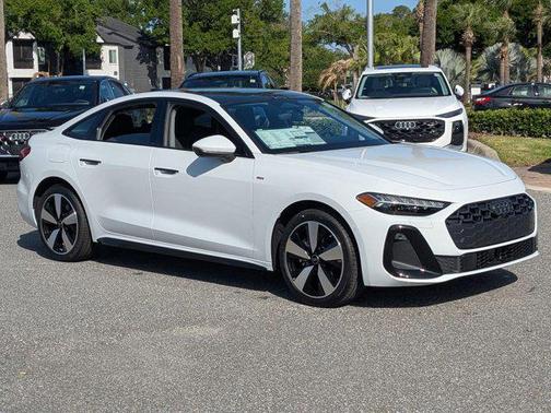 Glacier White Metallic 2026 Audi A5 Premium Plus TFSI quattro S tronic