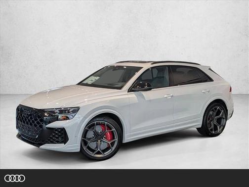 glacier white metallic 2026 Audi RS Q8 4.0T