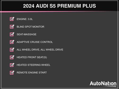 2024 Audi S5 Premium Plus TFSI quattro Tiptronic