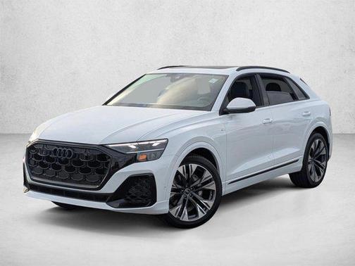 Glacier White Metallic 2026 Audi Q8 55 Premium Plus
