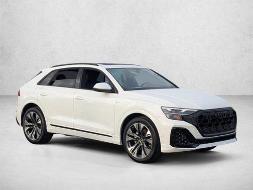 Glacier White Metallic 2026 Audi Q8 55 Premium Plus