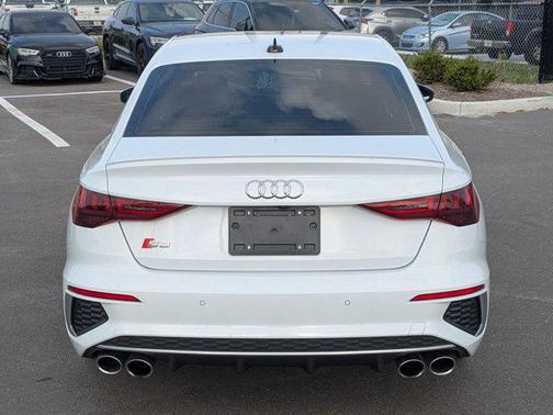 Glacier White Metallic 2023 Audi S3 Premium Plus TFSI quattro S tronic