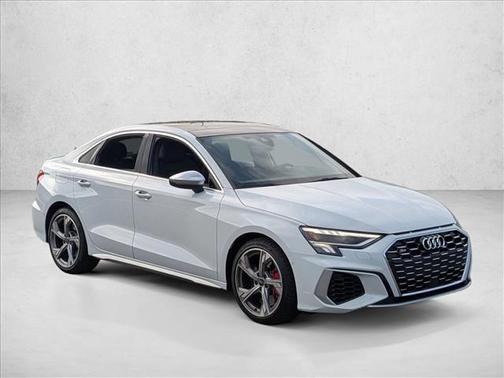 Glacier White Metallic 2023 Audi S3 Premium Plus TFSI quattro S tronic