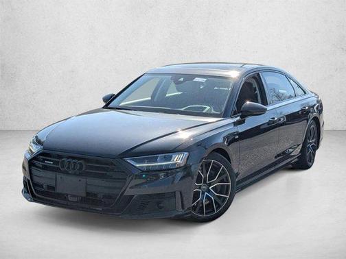 Moonlight Blue Metallic 2021 Audi A8 L 60