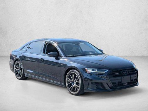Moonlight Blue Metallic 2021 Audi A8 L 60