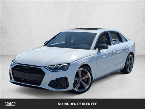 Glacier White Metallic 2023 Audi A4 45 S line Premium Plus