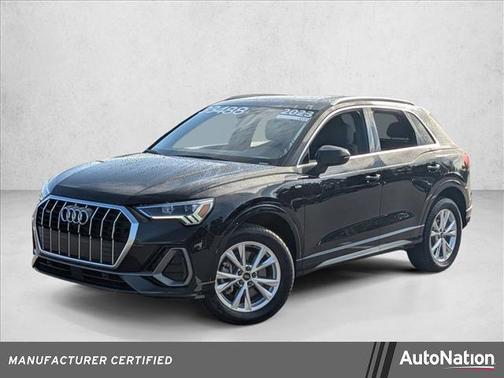 Mythos Black Metallic 2023 Audi Q3 45 S line Premium Plus