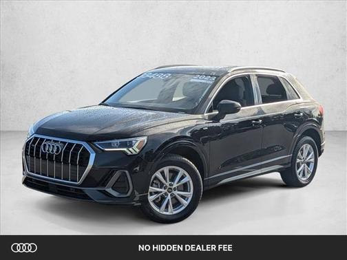 Mythos Black Metallic 2023 Audi Q3 45 S line Premium Plus
