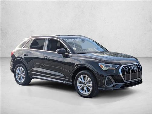Mythos Black Metallic 2023 Audi Q3 45 S line Premium Plus