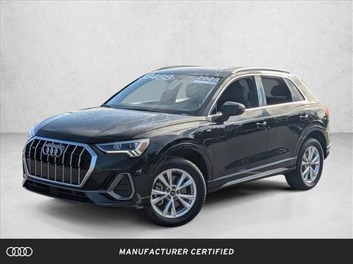 Mythos Black Metallic 2023 Audi Q3 45 S line Premium Plus